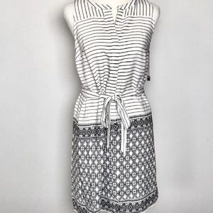 A New Day Striped and Geometric Print Dress